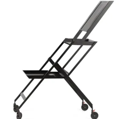Arbeits- und Serviertisch Plico, rollbar