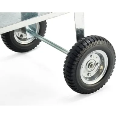 Balkonhochbeet verzinkt rollbar