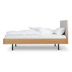 Bett Unidorm Grau