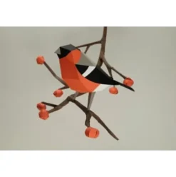 3D Papiermodell Vögel