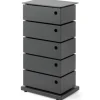 Drehladen-Container Stahlblech 5-fach anthrazit