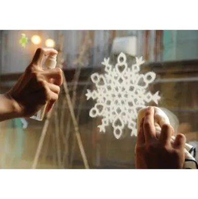 Fensterschmuck Schneeflocke