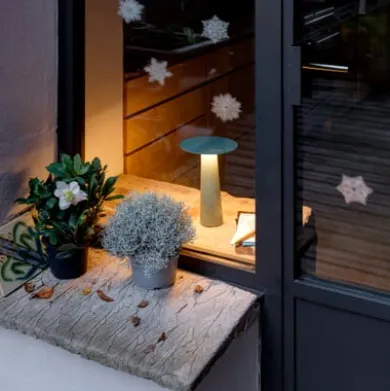 Fensterschmuck Schneeflocke