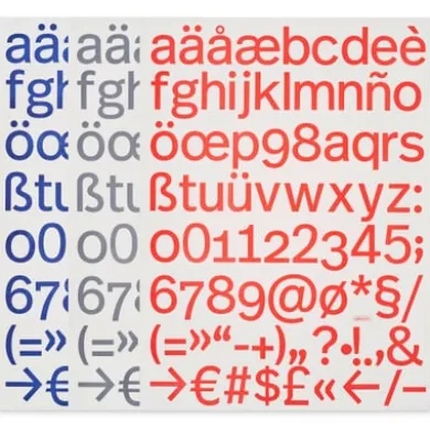 Geschenkpapier p98a Typo Real