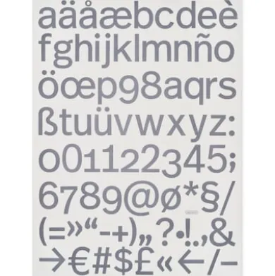 Geschenkpapier p98a Typo Real