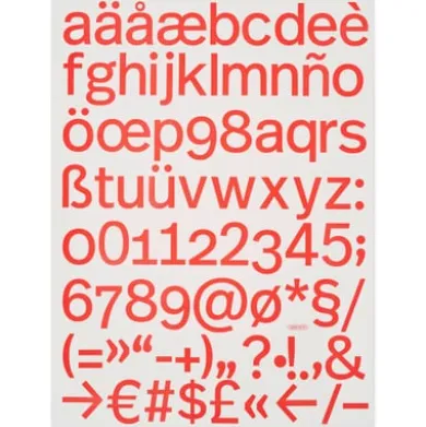 Geschenkpapier p98a Typo Real