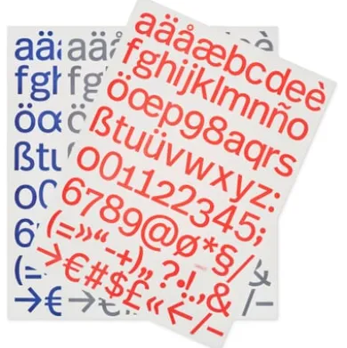 Geschenkpapier p98a Typo Real