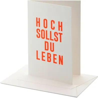 Grußkarte Zwölfer