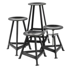 Hocker Chemnitz, höhenverstellbar, monochrom