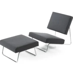 Hocker zu Sessel Lounge Chair Hirche