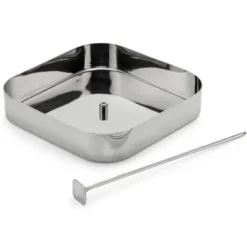 Italienisches Pendeltablett Edelstahl