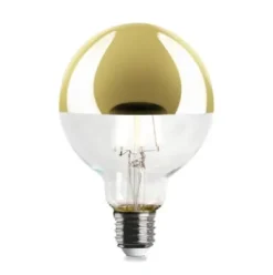 LED-Kopfspiegellampe Globe, Messing