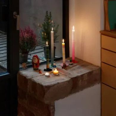Stabkerze Weihnacht