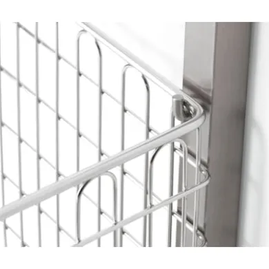 Wandhakenschiene zu Regalsystem Inox