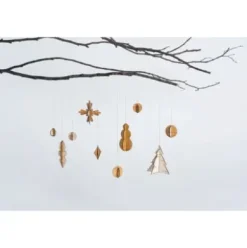 Weihnachtsschmuck Birkenrinde